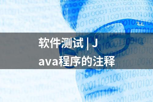 软件测试 | Java程序的注释