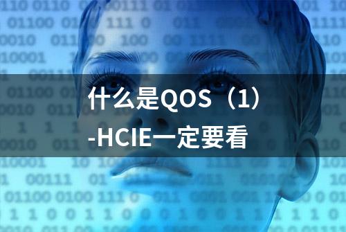 什么是QOS（1）-HCIE一定要看