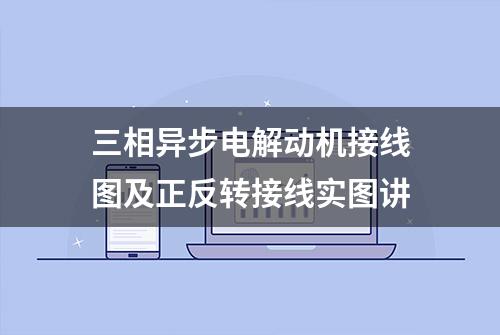 三相异步电解动机接线图及正反转接线实图讲