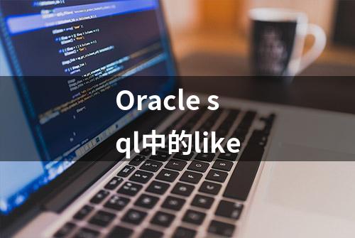 Oracle sql中的like