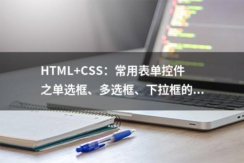 HTML+CSS：常用表单控件之单选框、多选框、下拉框的介绍