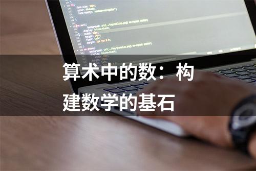 算术中的数：构建数学的基石