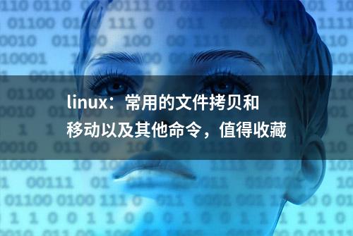 linux：常用的文件拷贝和移动以及其他命令，值得收藏