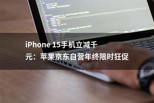 iPhone 15手机立减千元：苹果京东自营年终限时狂促