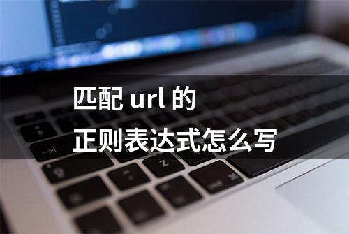 匹配 url 的正则表达式怎么写