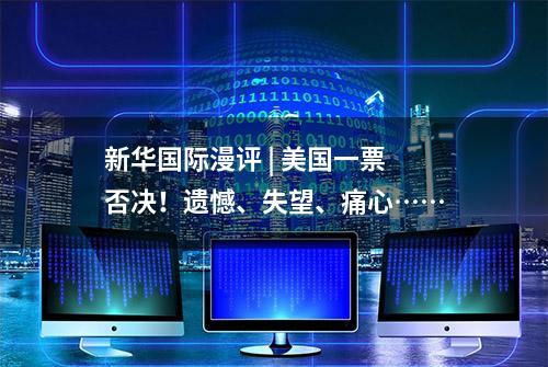 新华国际漫评 | 美国一票否决！遗憾、失望、痛心……