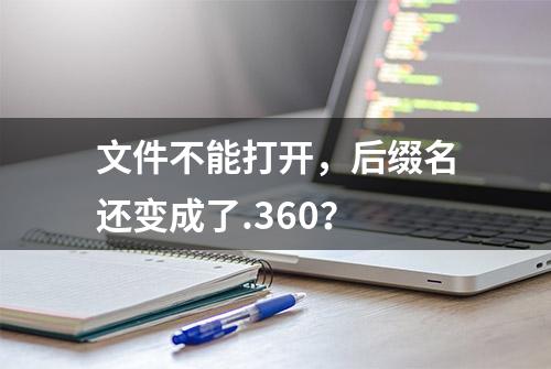 文件不能打开，后缀名还变成了.360？