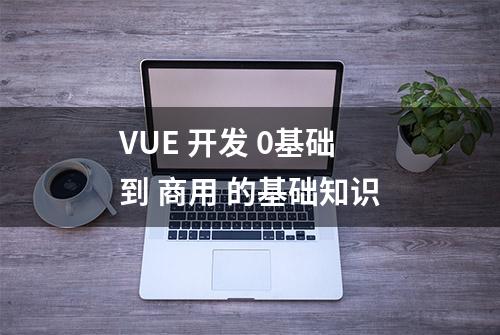 VUE 开发 0基础 到 商用 的基础知识