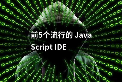 前5个流行的 JavaScript IDE