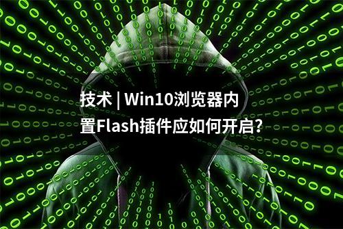 技术 | Win10浏览器内置Flash插件应如何开启？