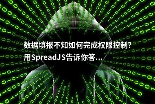 数据填报不知如何完成权限控制？用SpreadJS告诉你答案