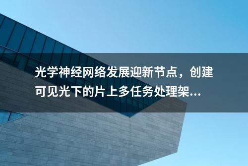 光学神经网络发展迎新节点，创建可见光下的片上多任务处理架构