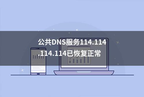 公共DNS服务114.114.114.114已恢复正常