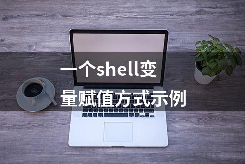 一个shell变量赋值方式示例