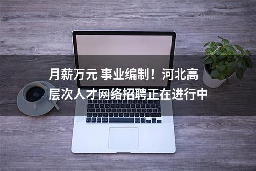 月薪万元 事业编制！河北高层次人才网络招聘正在进行中