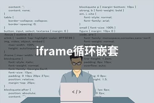 iframe循环嵌套