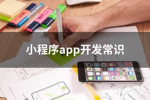 小程序app开发常识