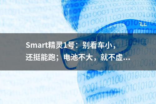 Smart精灵1号：别看车小，还挺能跑；电池不大，就不虚标