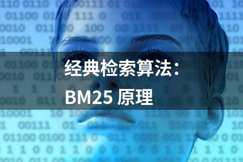 经典检索算法：BM25 原理