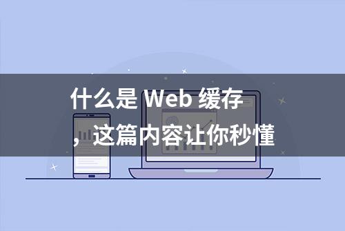 什么是 Web 缓存，这篇内容让你秒懂