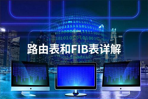 路由表和FIB表详解