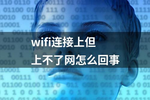 wifi连接上但上不了网怎么回事