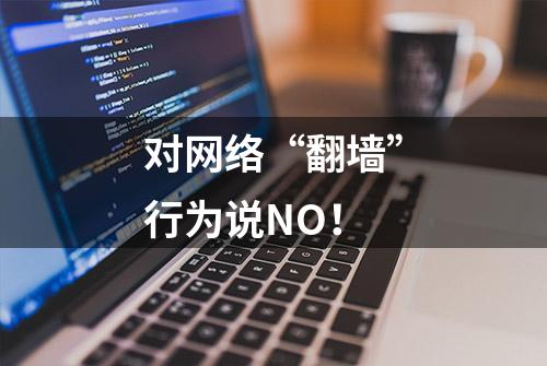 对网络“翻墙”行为说NO！