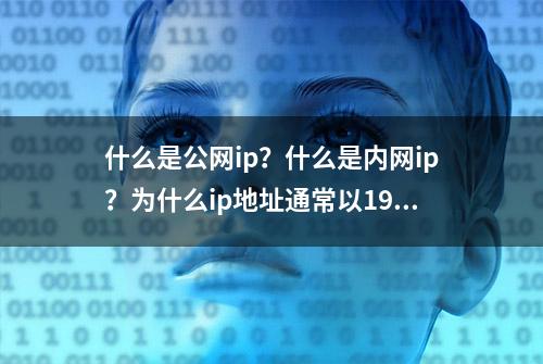 什么是公网ip？什么是内网ip？为什么ip地址通常以192.168开头？