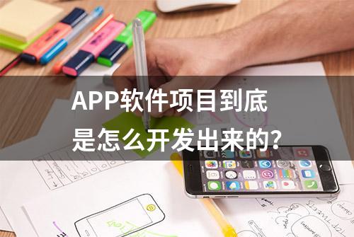 APP软件项目到底是怎么开发出来的？