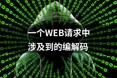 一个WEB请求中涉及到的编解码