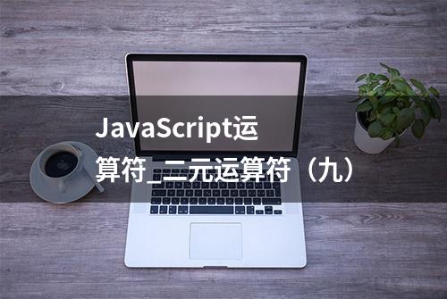 JavaScript运算符_二元运算符（九）