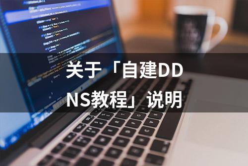 关于「自建DDNS教程」说明