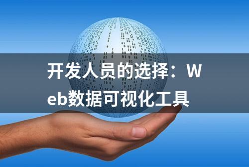 开发人员的选择：Web数据可视化工具