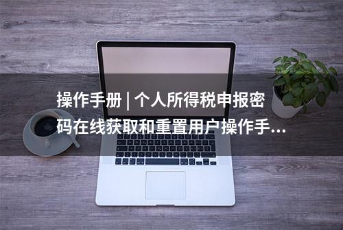 操作手册 | 个人所得税申报密码在线获取和重置用户操作手册