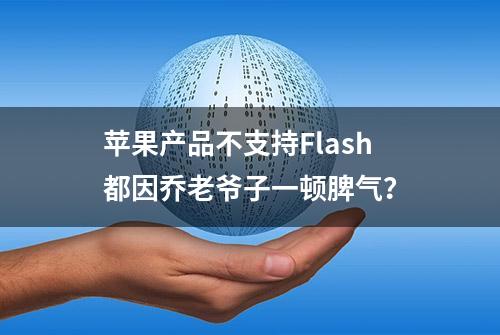 苹果产品不支持Flash都因乔老爷子一顿脾气？