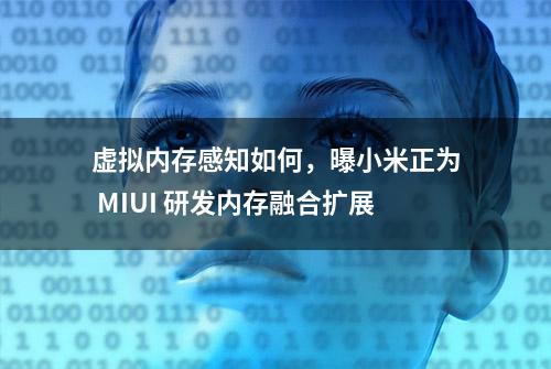 虚拟内存感知如何，曝小米正为 MIUI 研发内存融合扩展