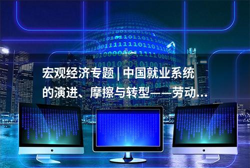 宏观经济专题 | 中国就业系统的演进、摩擦与转型——劳动力市场微观实证与体制分析