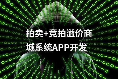 拍卖+竞拍溢价商城系统APP开发