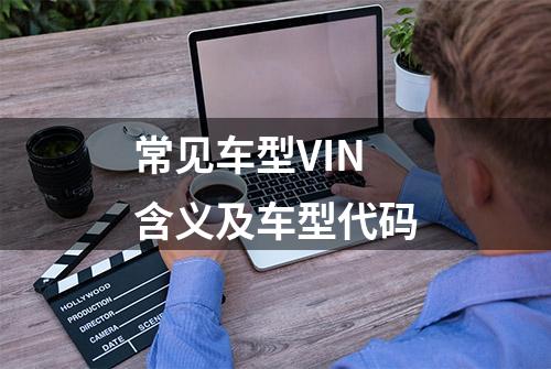 常见车型VIN含义及车型代码