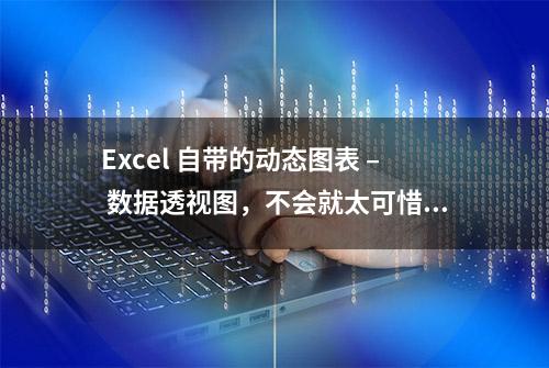 Excel 自带的动态图表 – 数据透视图，不会就太可惜了