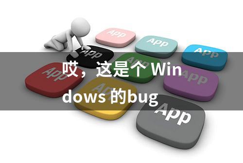 哎，这是个 Windows 的bug