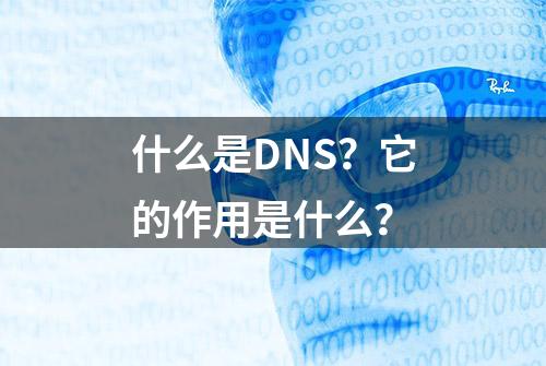 什么是DNS？它的作用是什么？