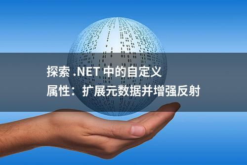 探索 .NET 中的自定义属性：扩展元数据并增强反射