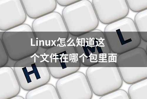 Linux怎么知道这个文件在哪个包里面