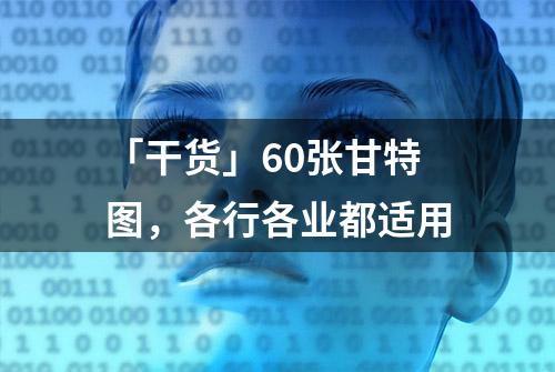 「干货」60张甘特图，各行各业都适用