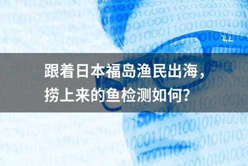 跟着日本福岛渔民出海，捞上来的鱼检测如何？