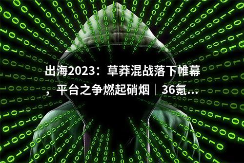 出海2023：草莽混战落下帷幕，平台之争燃起硝烟｜36氪展望