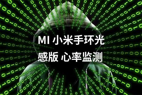 MI 小米手环光感版 心率监测