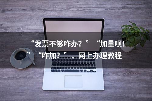 “发票不够咋办？”“加量呗！”“咋加？”，网上办理教程