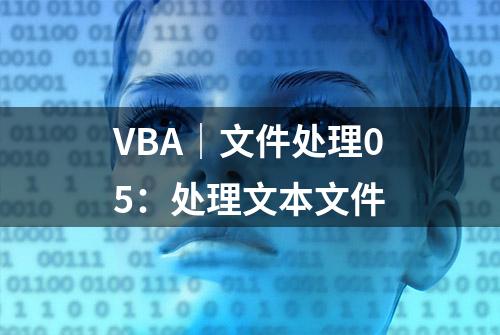 VBA｜文件处理05：处理文本文件